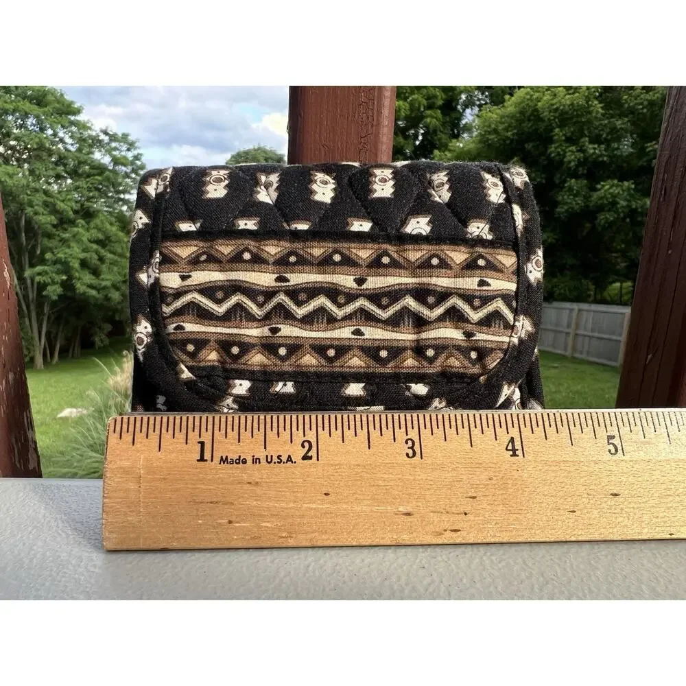 Vtg Y2K Vera Bradley Zebra Small Wallet Safari Print Retired Retro Cottage - Picture 8 of 8